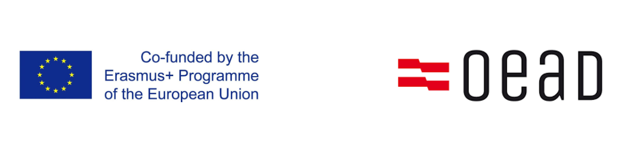 Logos von Erasmus+ und OeAD